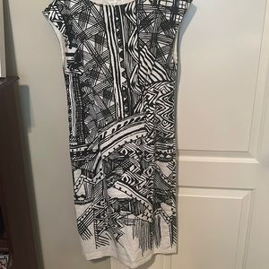 Black and white dress